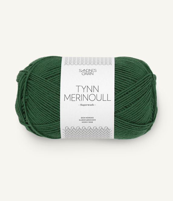 Hovedbilde 8072 Tynn Merinoull Skoggrønn